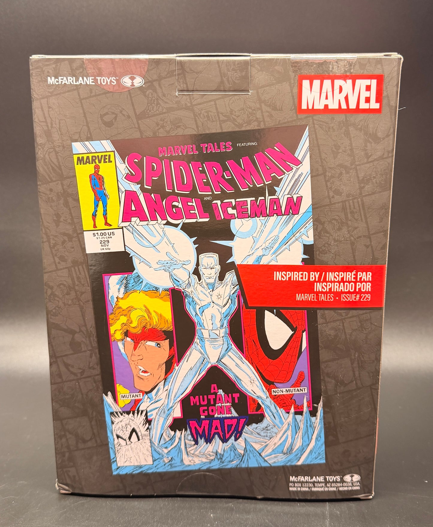 Iceman Statue (Marvel Tales #229) 1:6 Scale Red Platinum Edition Marvel McFarlane Toys