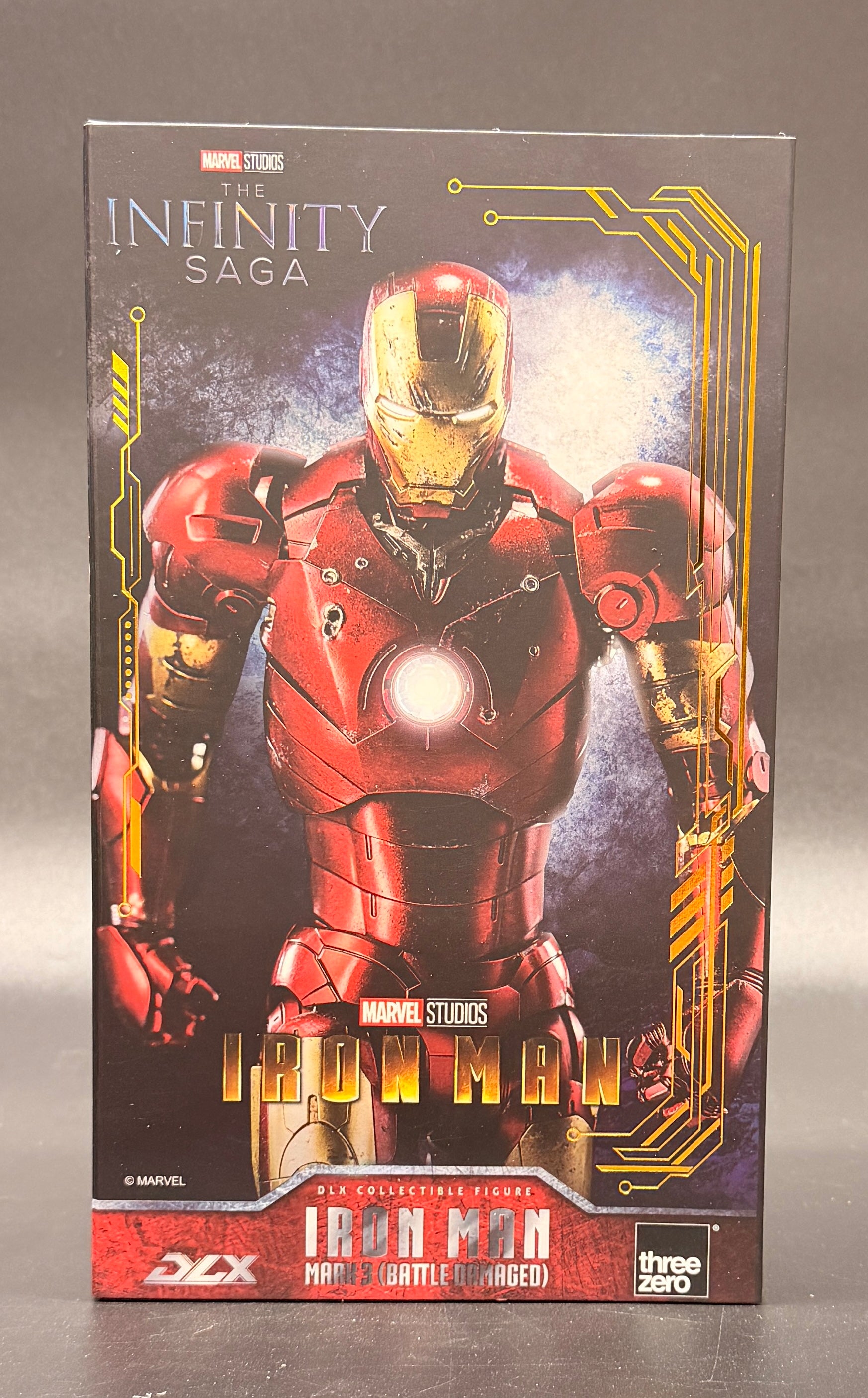 Iron Man Mk 3 1:12 The Infinity Saga DLX Threezero Action Figure