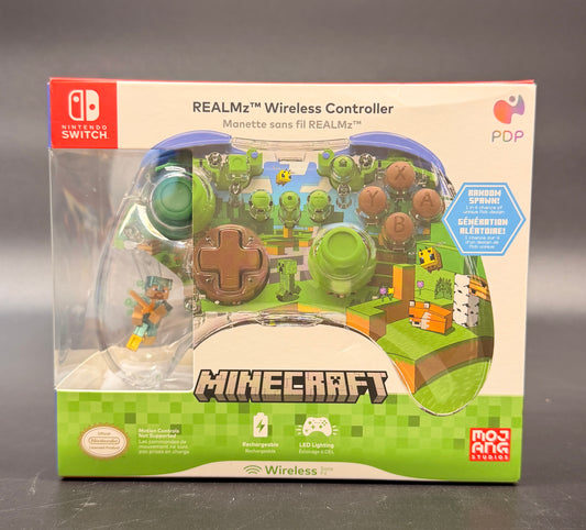 Wireless Controller Minecraft Forest Biome Nintendo Switch PDP REALMz