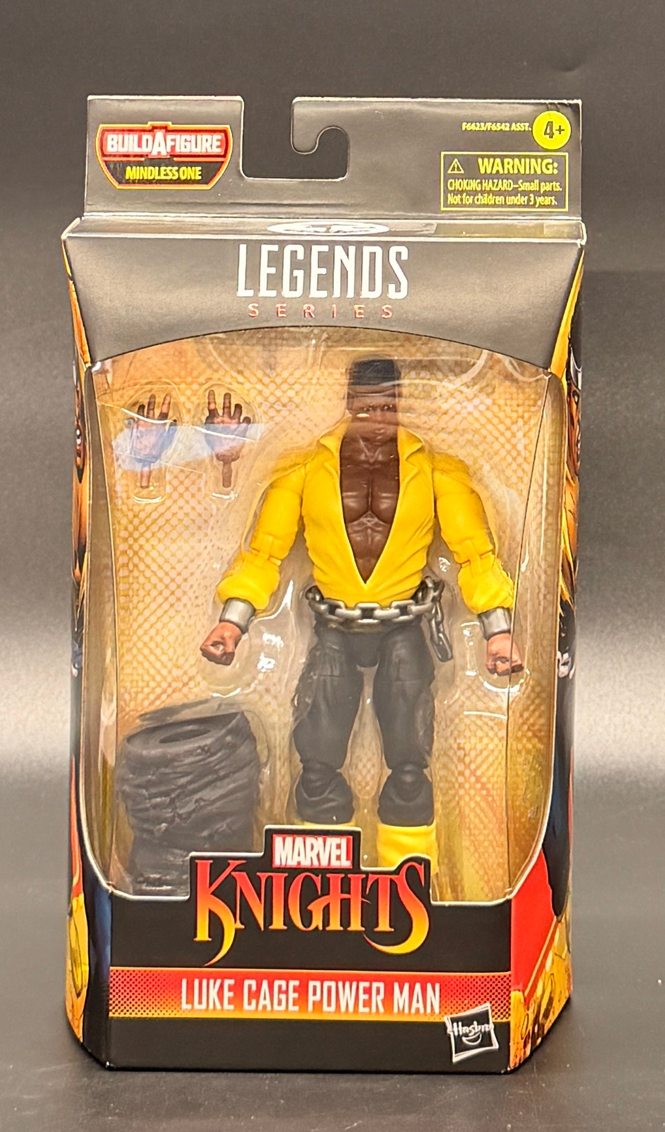 Luke Cage Marvel Knights (Power Man) Marvel Legends Action Figure (Mindless One BAF) Hasbro