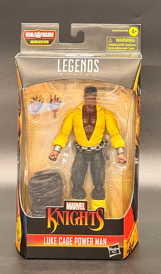 Luke Cage Marvel Knights (Power Man) Marvel Legends Action Figure (Mindless One BAF) Hasbro