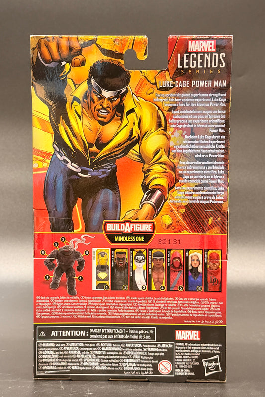 Luke Cage Marvel Knights (Power Man) Marvel Legends Action Figure (Mindless One BAF) Hasbro