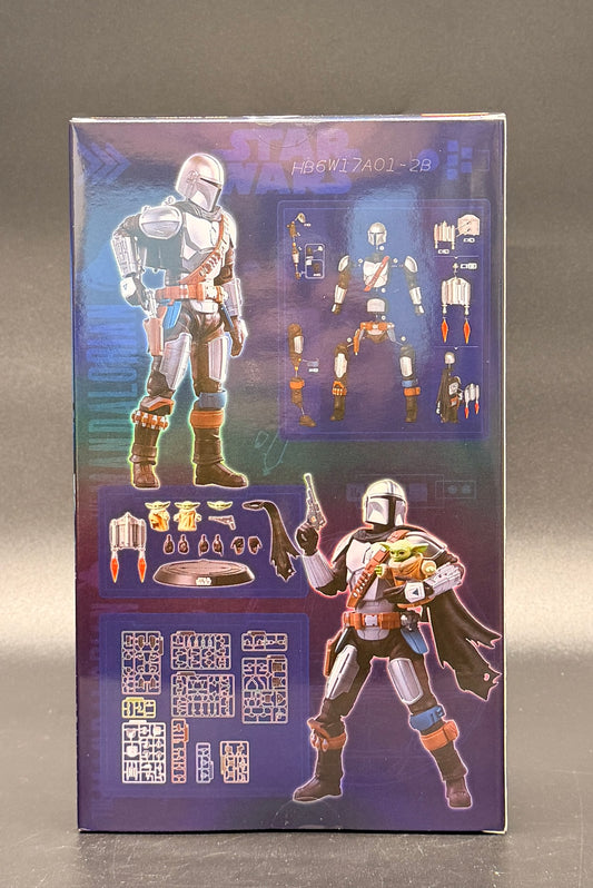 Din Djarin and Grogu Star Wars: The Mandalorian Champion Class CC05 Blokees Model Kit