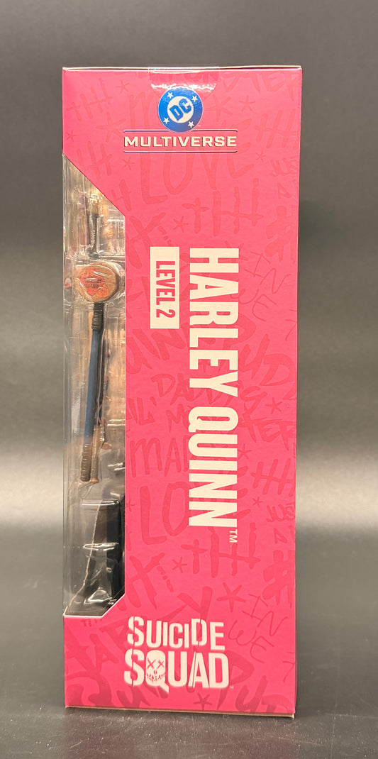 Harley Quinn Suicide Squad Level 2 Action Figure side view – McFarlane Toys Collector's Club 2026