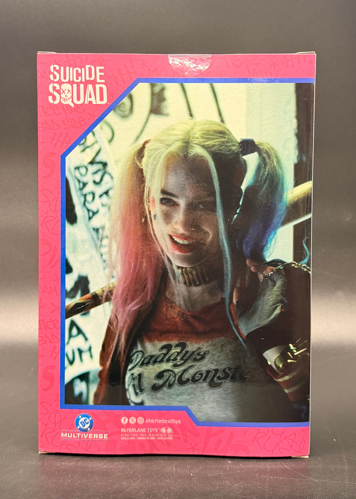 Harley Quinn Suicide Squad Level 2 Action Figure rear view – McFarlane Toys Collector's Club 2026