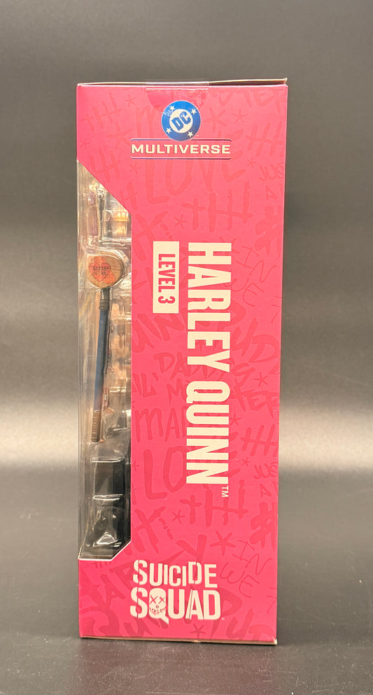 Harley Quinn Suicide Squad Level 3 Action Figure side view – McFarlane Toys Collector's Club 2026