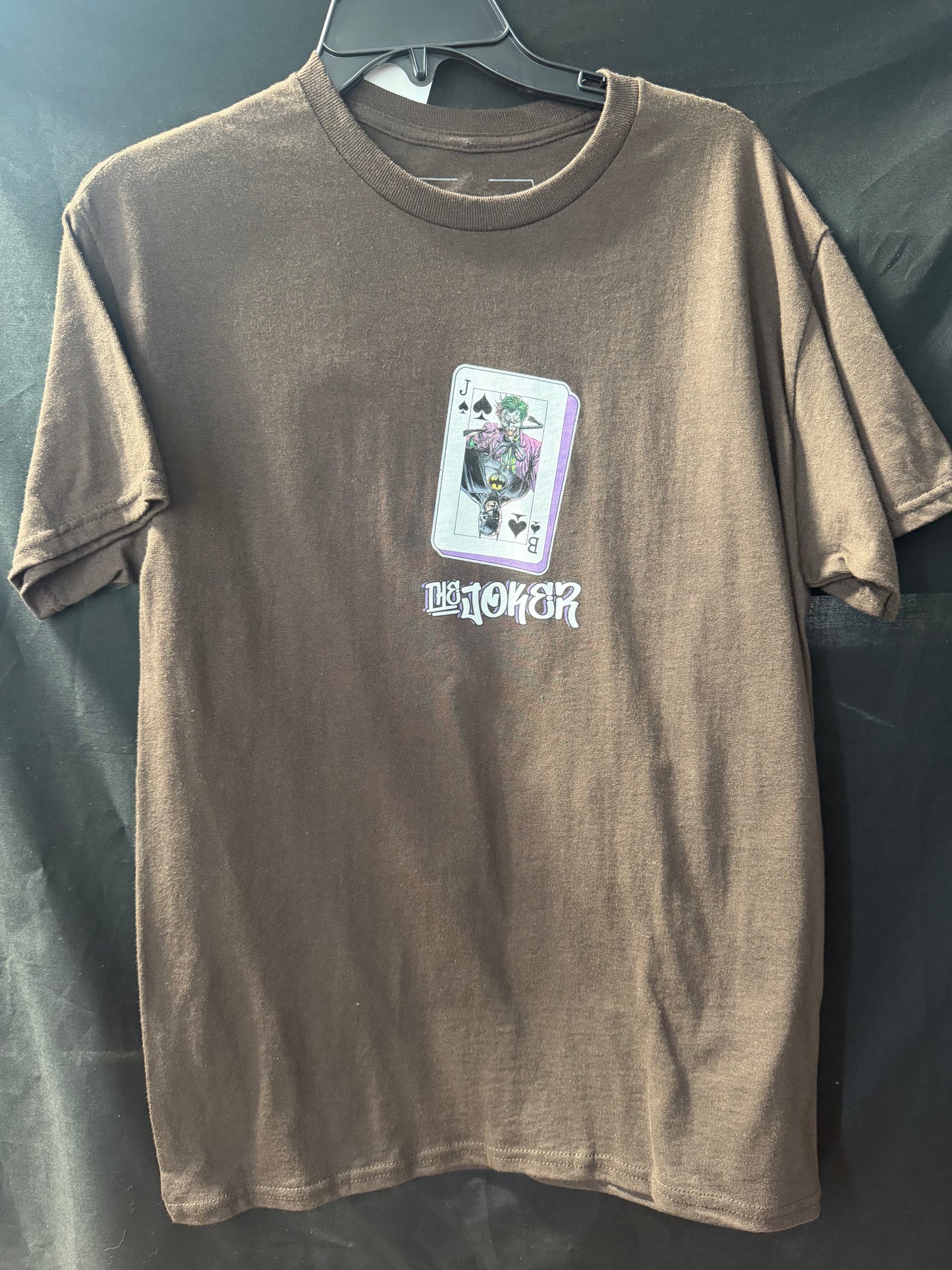 The Joker Graphic Tee - Brown - Playing Card Logo