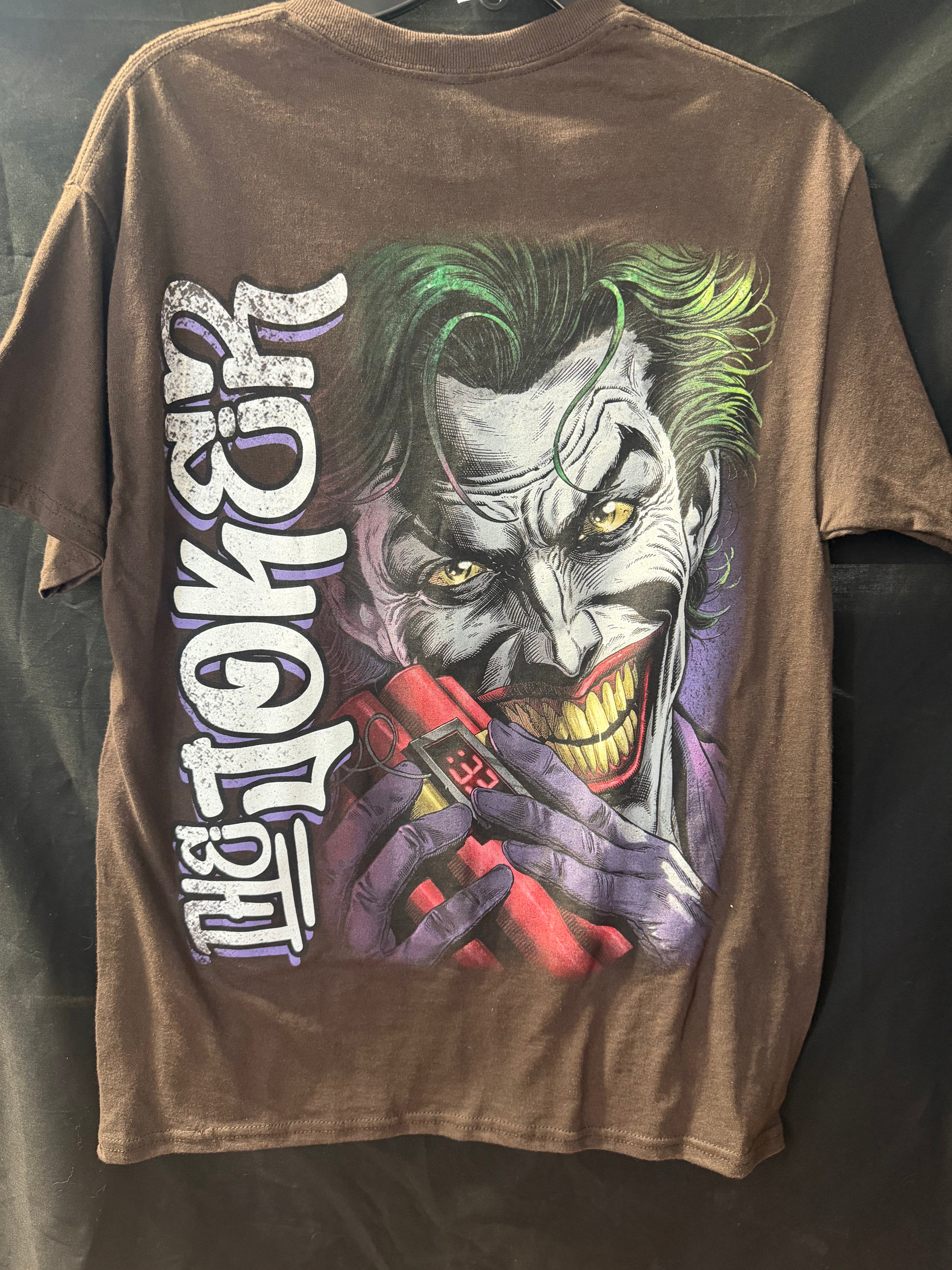 The Joker Graphic Tee - Brown - Playing Card Logo