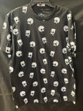 Skull Bart & Lisa Simpson Pattern Shirt