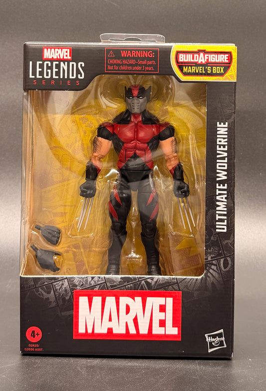 Ultimate Wolverine (BAF Marvel's Box) Action Figure Marvel Legends Hasbro 2026 Front Box View.