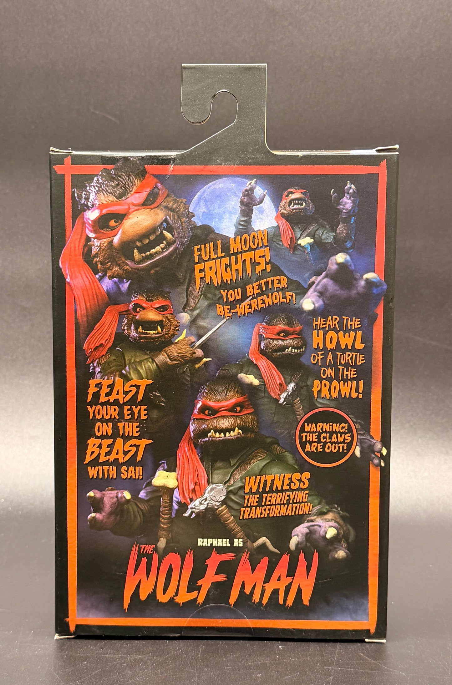 Wolf Man (Raphael) Teenage Mutant Ninja Turtles X Universal Monsters Action Figure NECA 2025