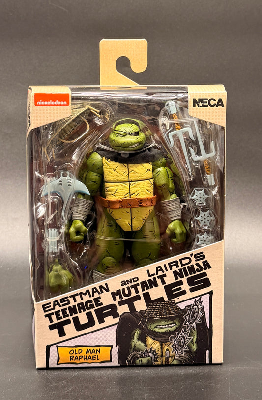 Old Man Raphael Eastman & Laird’s Teenage Mutant Ninja Turtles Action Figure NECA 2024