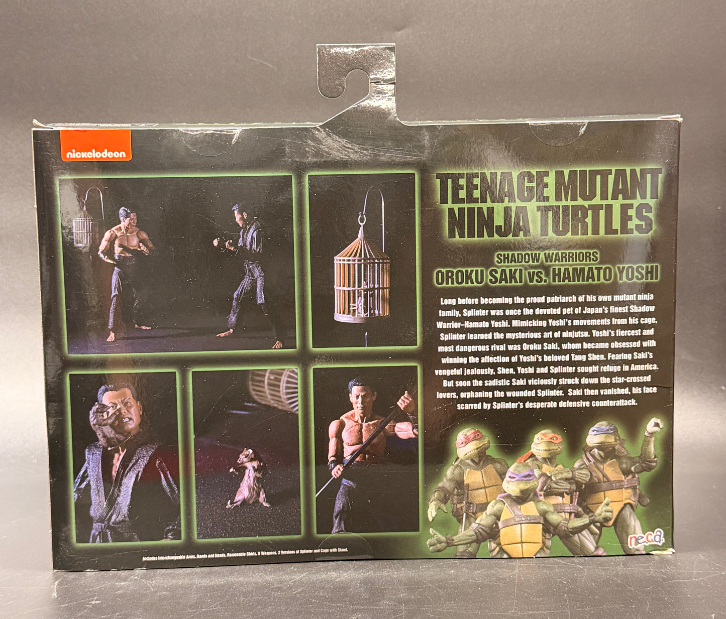 Oroku Saki and Hamato Yoshi (Shadow Warriors) Teenage Mutant Ninja Turtles Action Figure Set NECA 2021