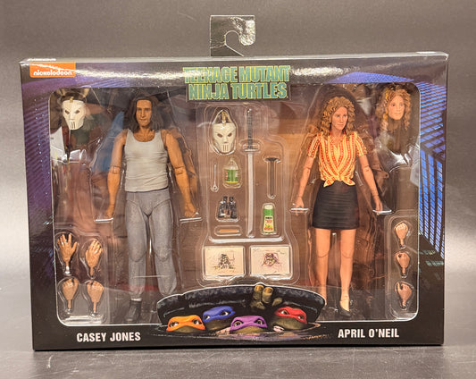 Casey Jones and April O' Neil (Farm Location) Teenage Mutant Ninja Turtles Action Figure Set NECA 2021