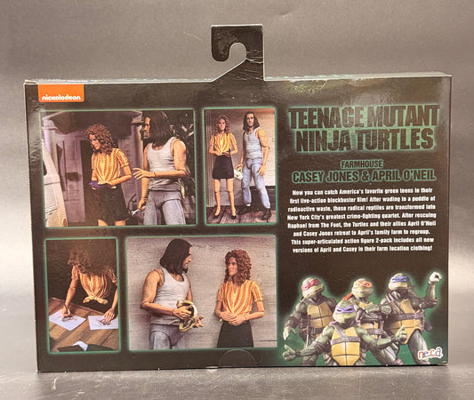 Casey Jones and April O' Neil (Farm Location) Teenage Mutant Ninja Turtles Action Figure Set NECA 2021