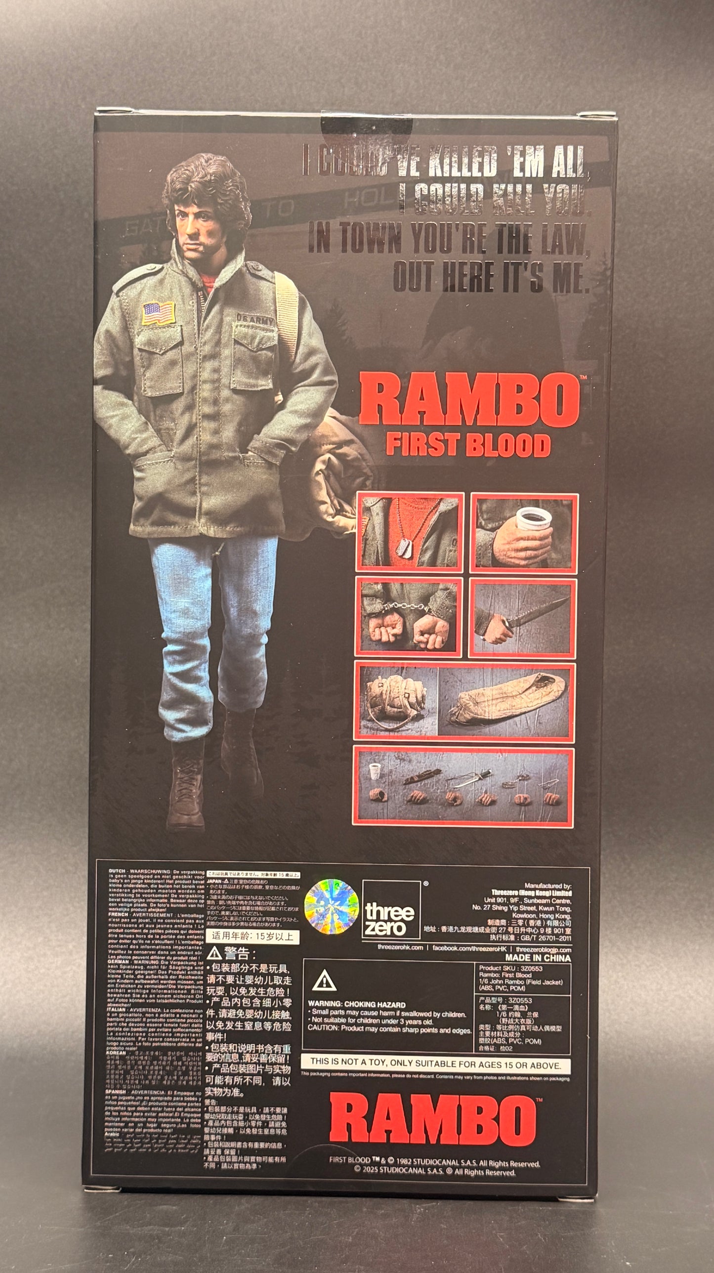 Rambo: First Blood (Field Jacket) 1:6 Scale Action Figure Threezero 2026