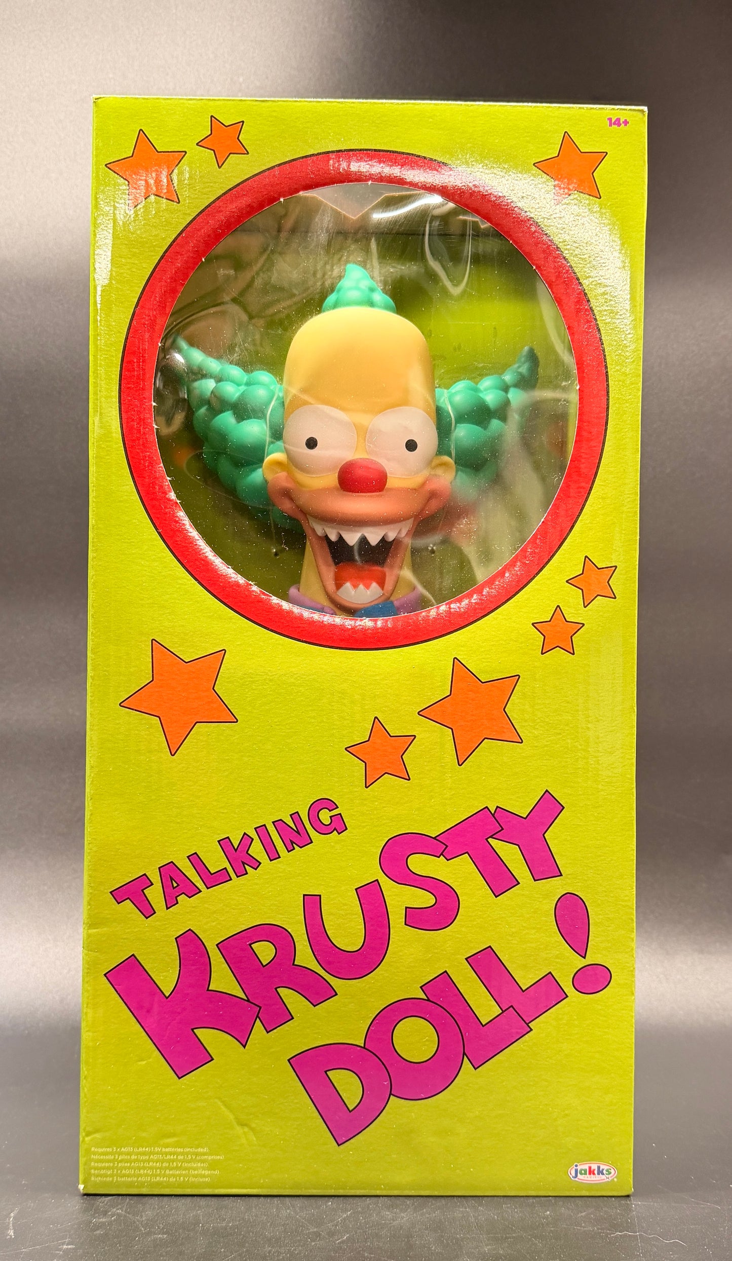 Talking Krusty The Simpsons 16 in. Interactive Doll Jakks Pacific 2024