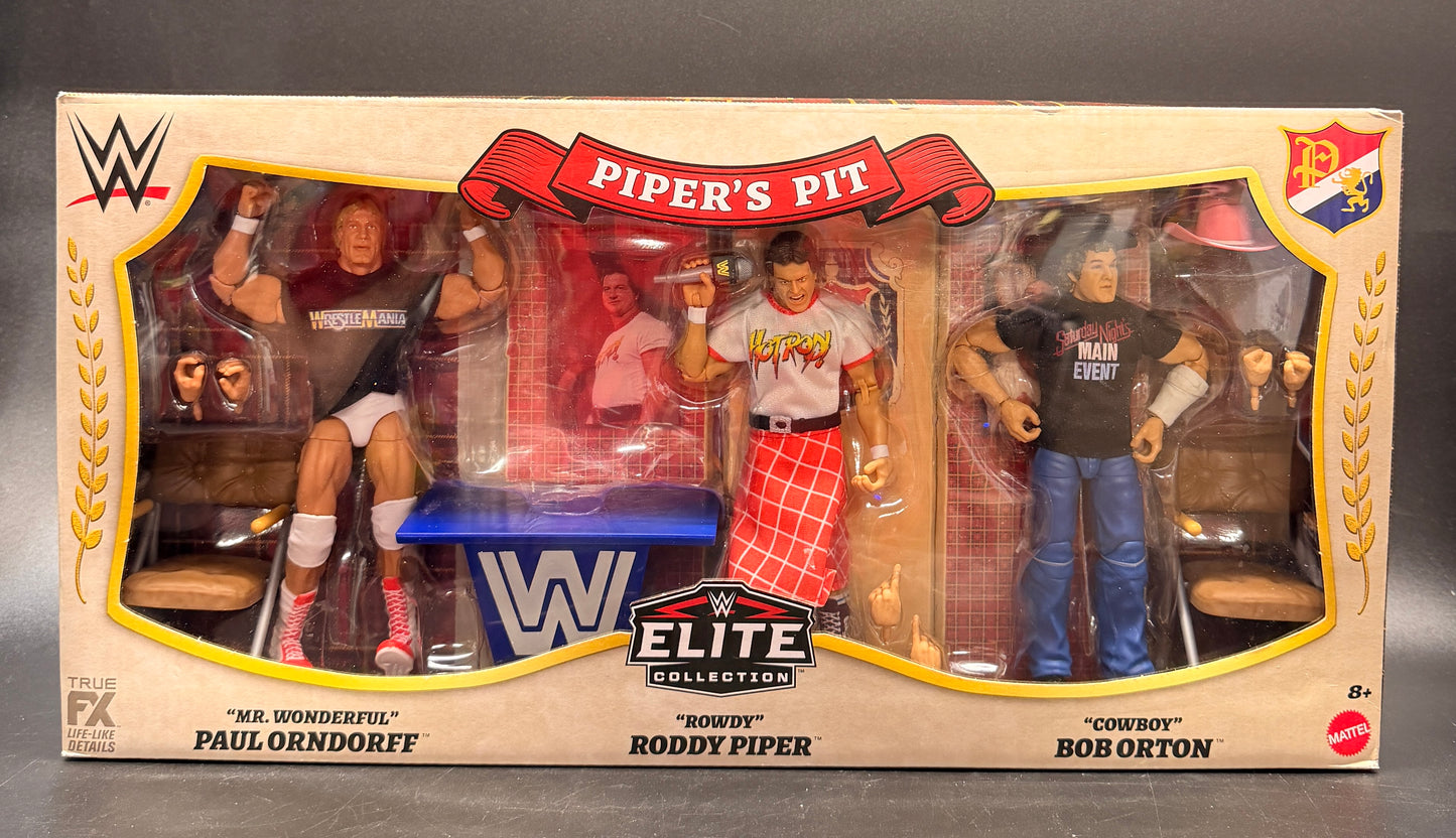 Piper's Pit WWE Elite Collection Action Figure Set Mattel 2026