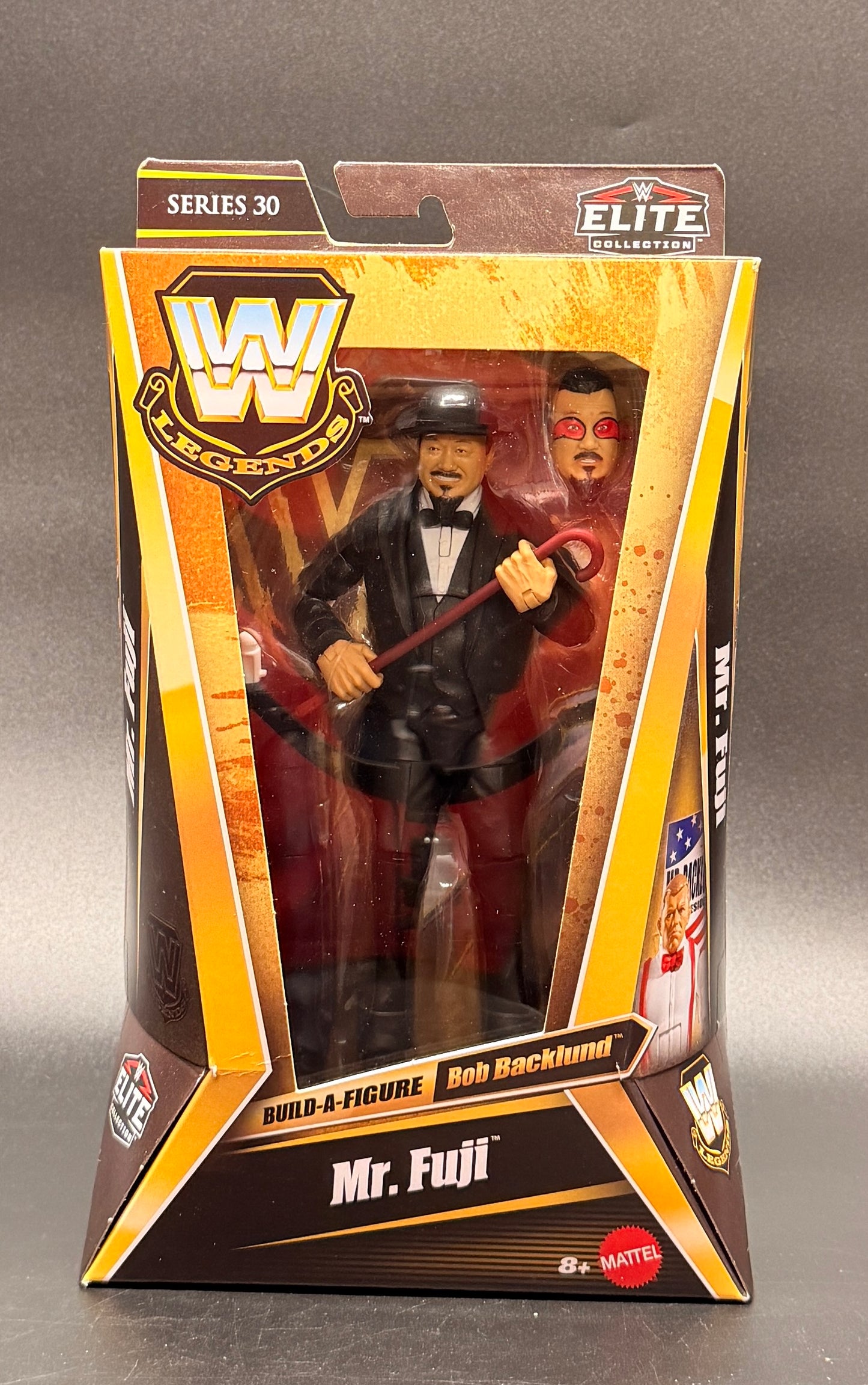 Mr. Fuji WWE Elite Collection Legends (BAF Bob Backlund) Action Figure Mattel 2026