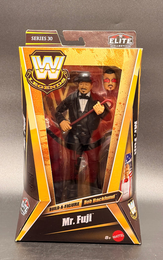 Mr. Fuji WWE Elite Collection Legends (BAF Bob Backlund) Action Figure Mattel 2026