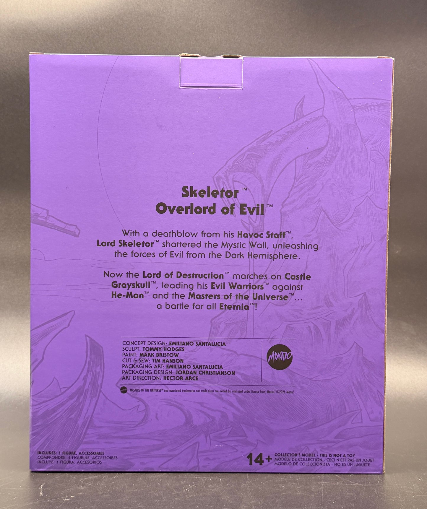 Skeletor Masters of the Universe: 200X 1:12 Scale Action Figure Mondo 2026