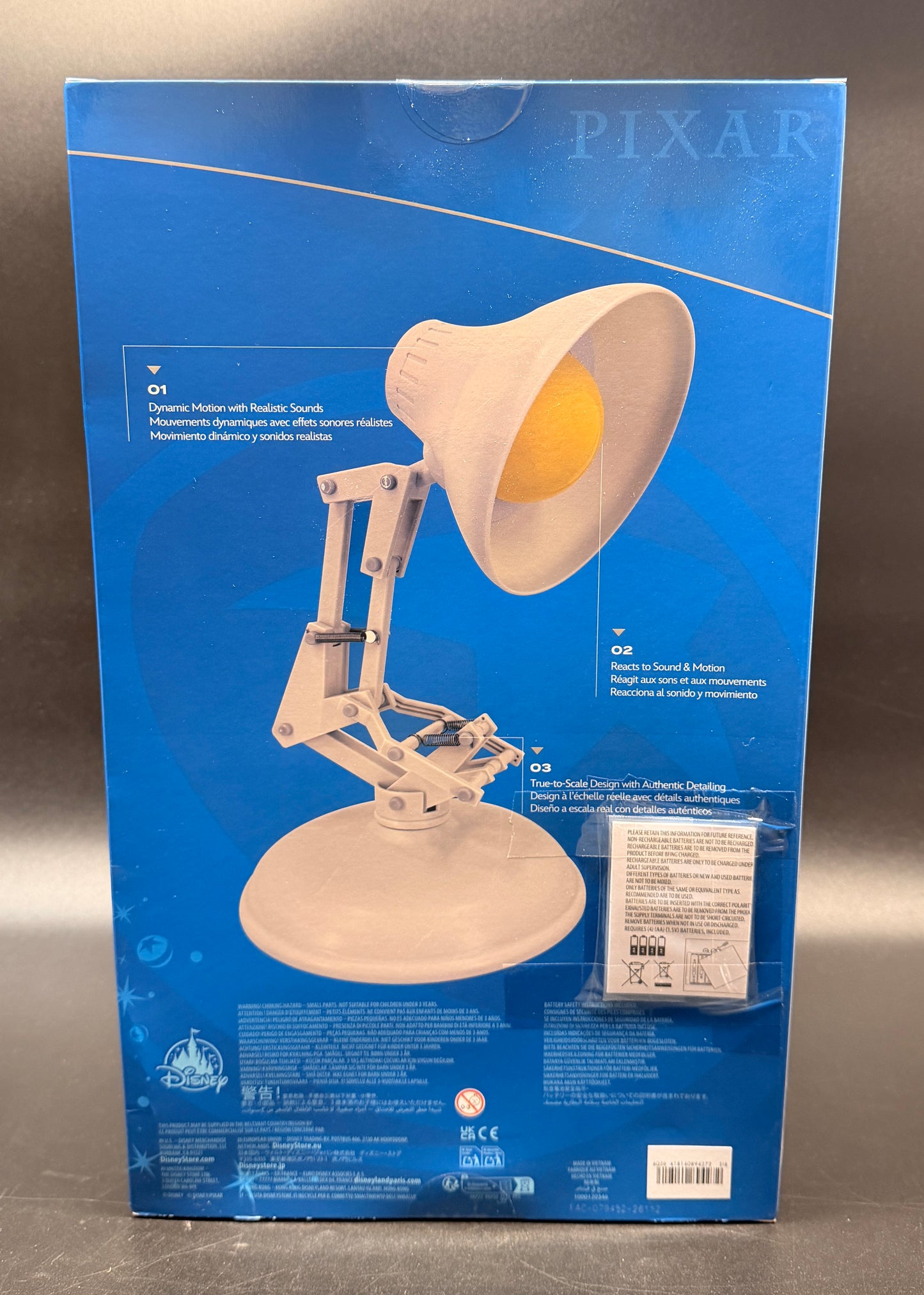 Pixar Lamp with Dynamic Motions and Realistic Sounds D-23 Exclusive Disney 2026
