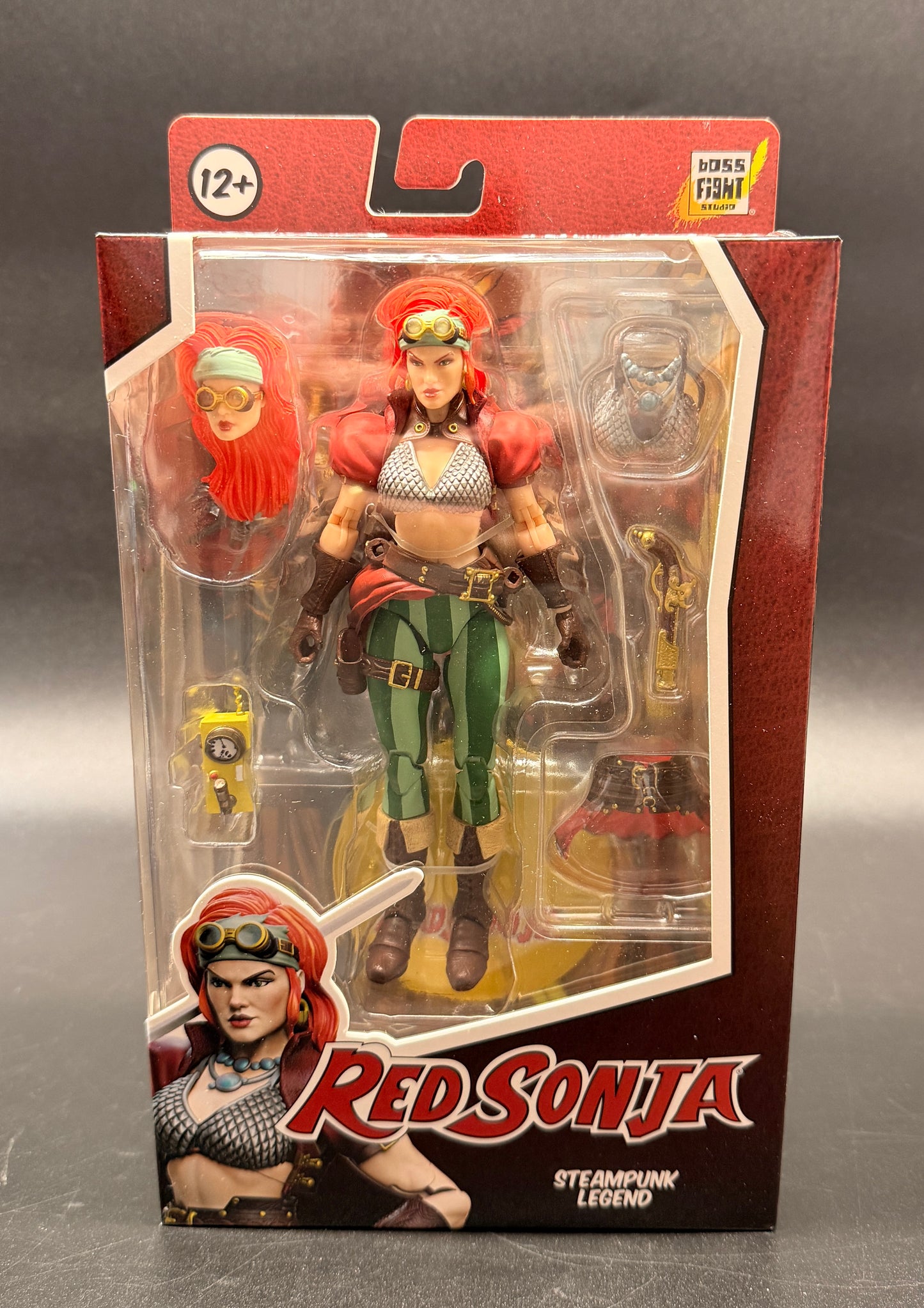 Red Sonja Steampunk Legend Epic H.A.C.K.S. 1:12 Scale Action Figure Boss Fight Studio 2025