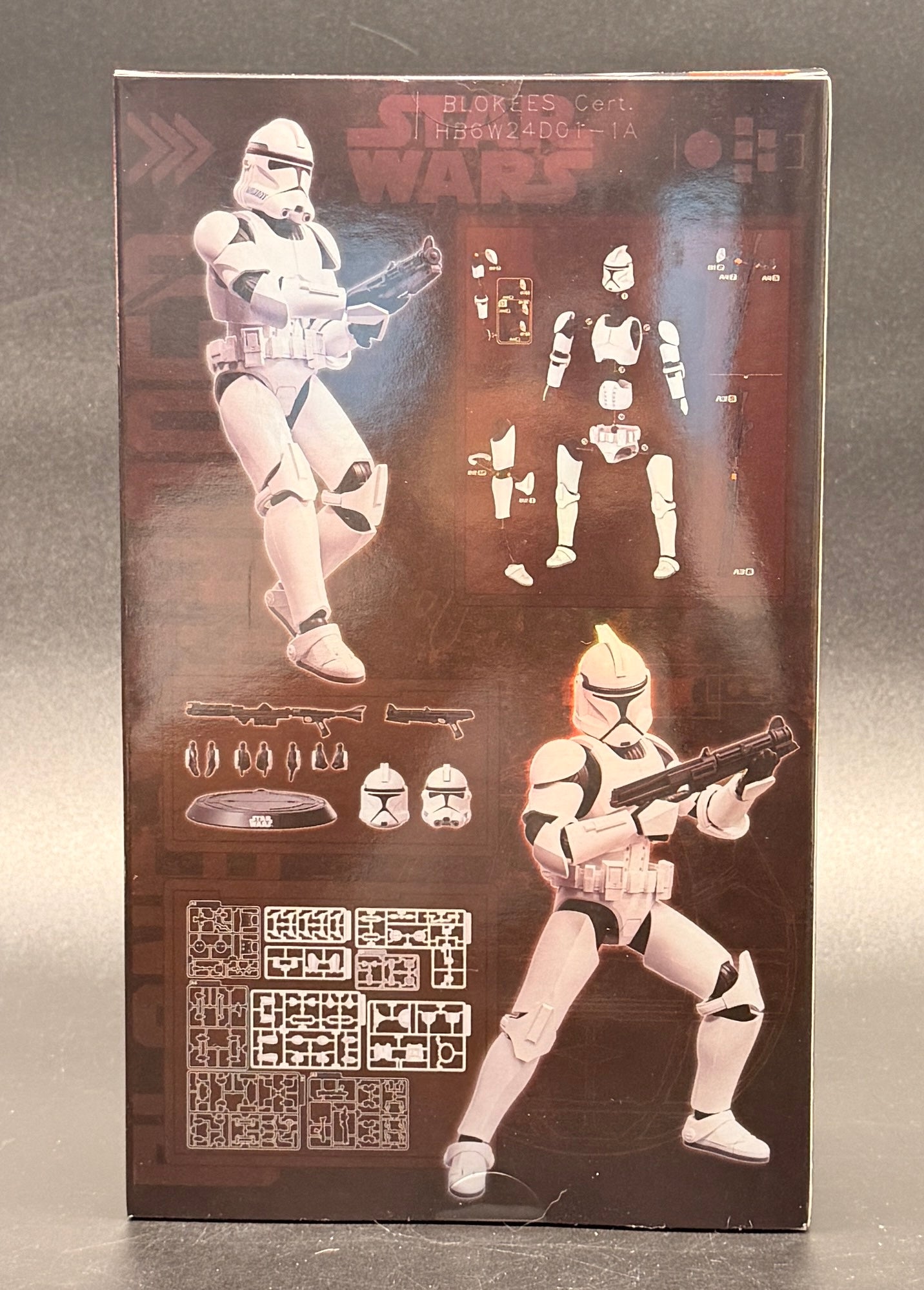 Clone Trooper Star Wars: Attack of the Clones Champion Class Model Kit Blokees 2026