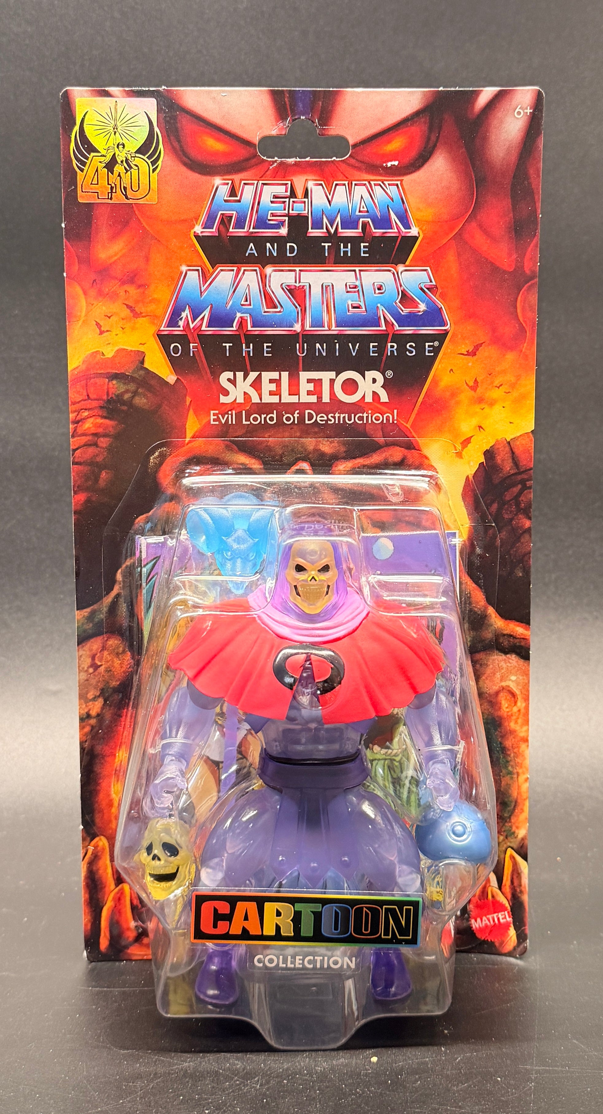 Skeletor He-Man and the Masters of the Universe 40th Anniversary Cartoon Collection Action Figure Mattel 2024