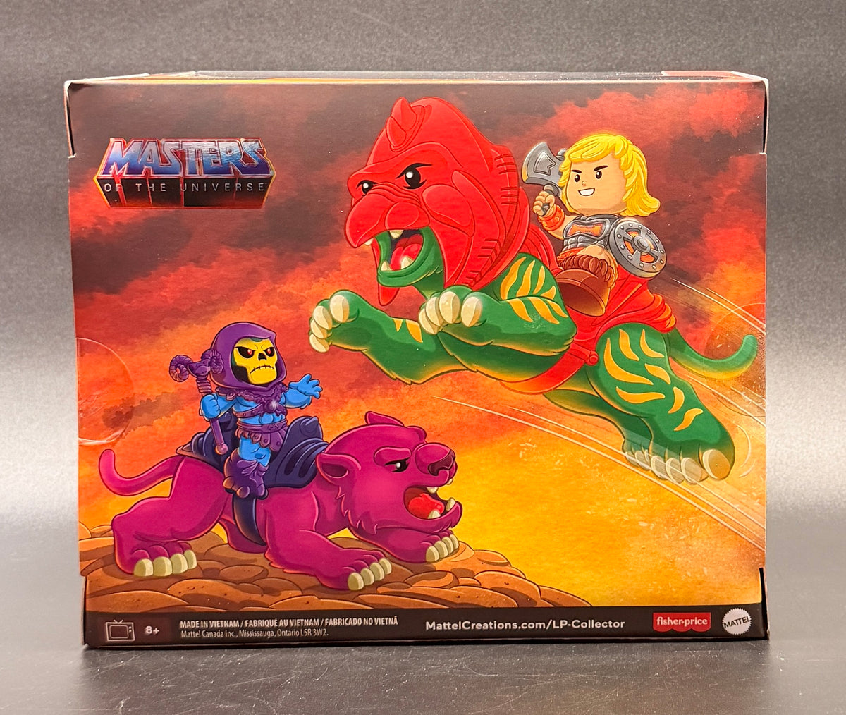 He-Man & Battle Cat Masters of the Universe Little People Collector Action Figure Set Fisher-Price Mattel 2026