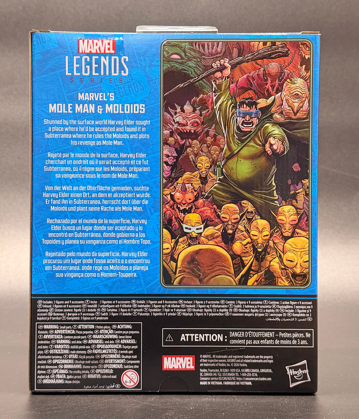 Mole Man & Moloids Marvel Legends Action Figure Set Hasbro 2026