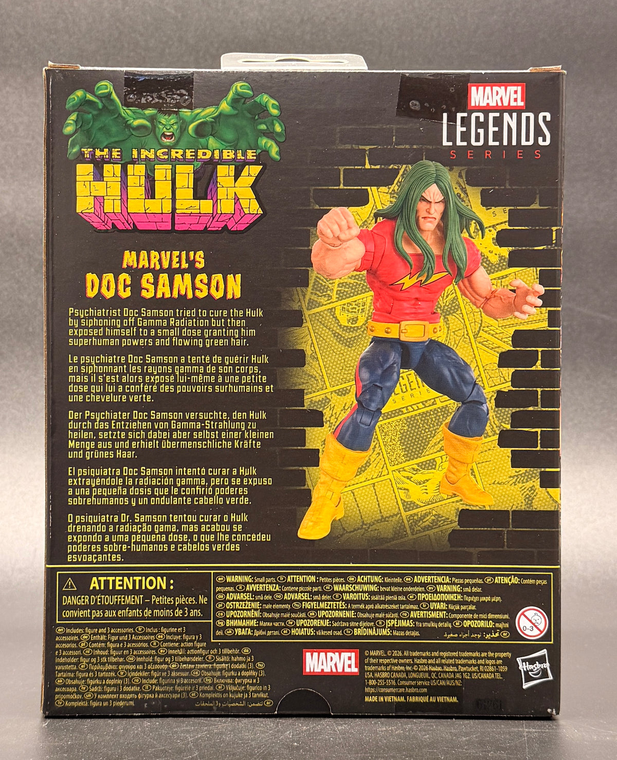 Doc Samson The Incredible Hulk Marvel Legends Deluxe Action Figure Hasbro 2026