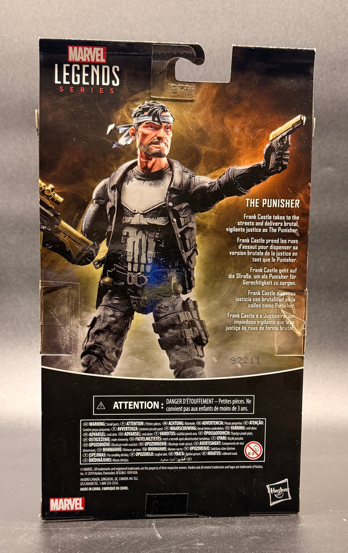 The Punisher Marvel Legends 80th Anniversary Action Figure Hasbro 2019