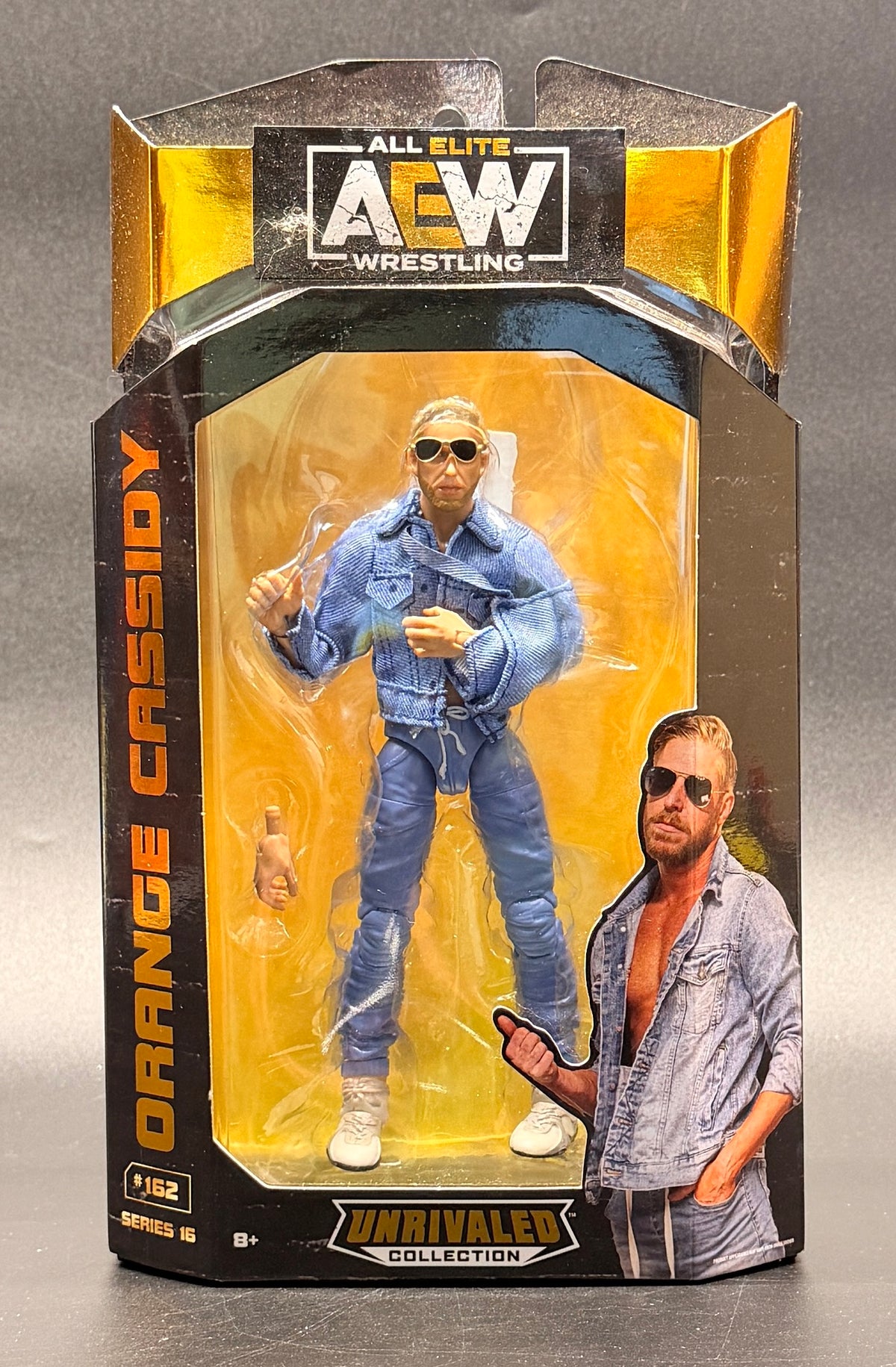 Orange Cassidy (#162) AEW: Unrivaled Collection Series 16 Action Figure Jazwares 2024
