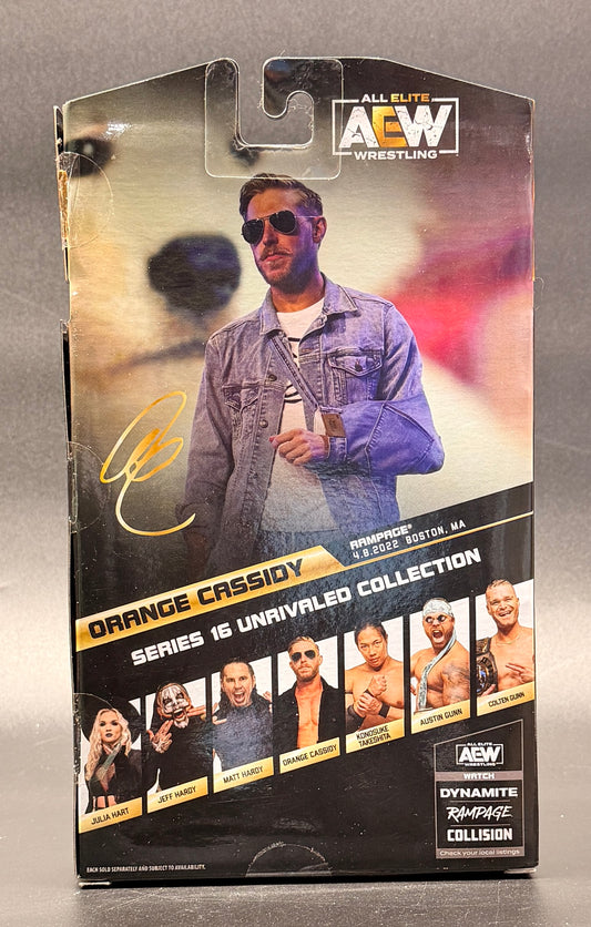 Orange Cassidy (#162) AEW: Unrivaled Collection Series 16 Action Figure Jazwares 2024