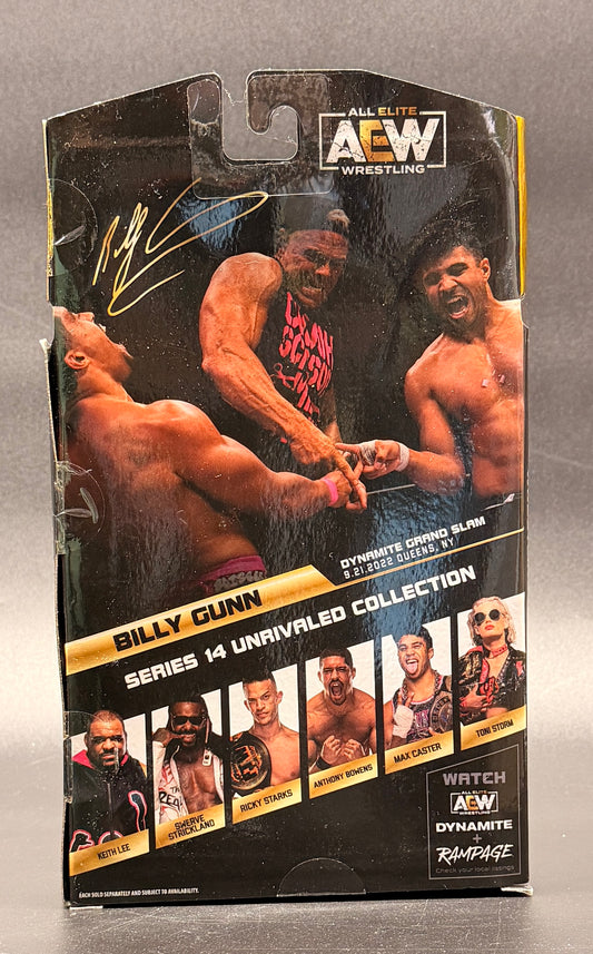 Billy Gunn #131 AEW: Unrivaled Collection Series 16 Action Figure Jazwares 2024
