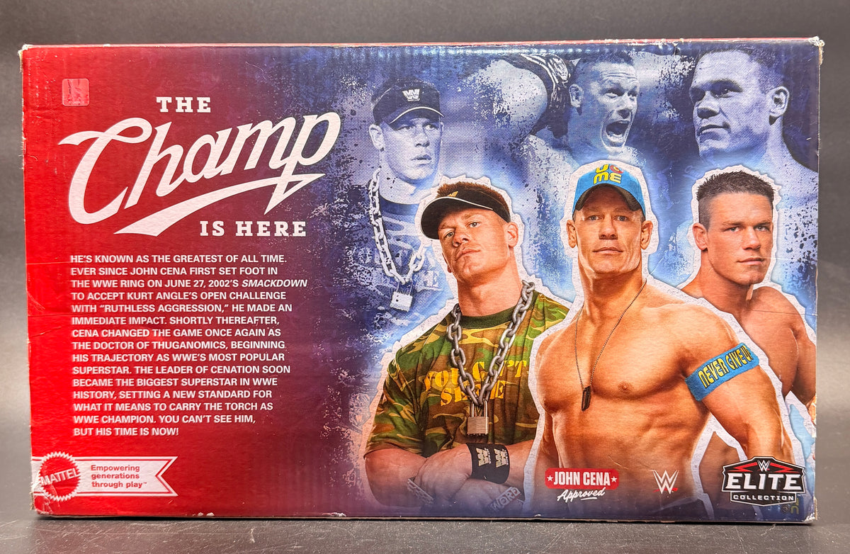 John Cena WWE: Elite Collection Evolution of the Champ Action Figure Set Mattel 2025