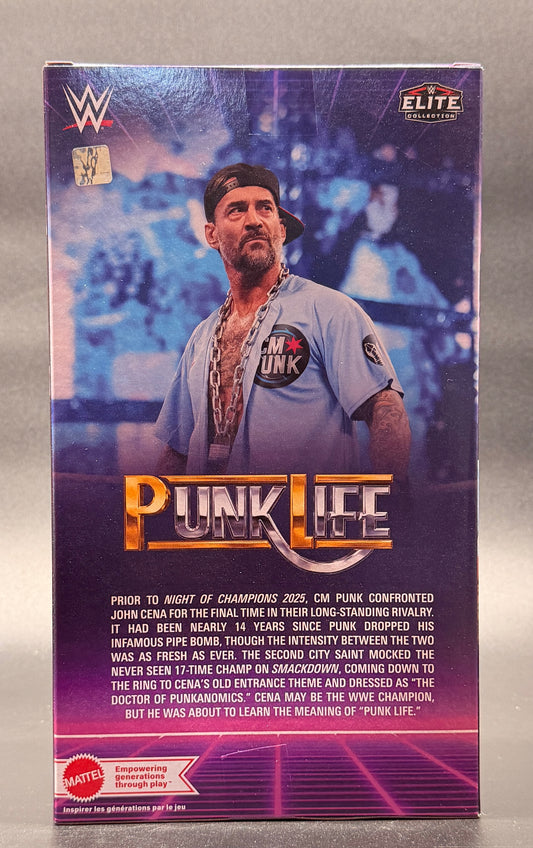 CM Punk WWE: Elite Mattel Creations Punk Life Action Figure Mattel 2026