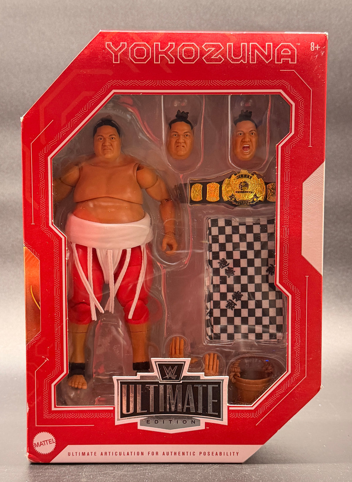Yokozuna WWE: Ultimate Edition WWE Legends Action Figure Mattel 2023