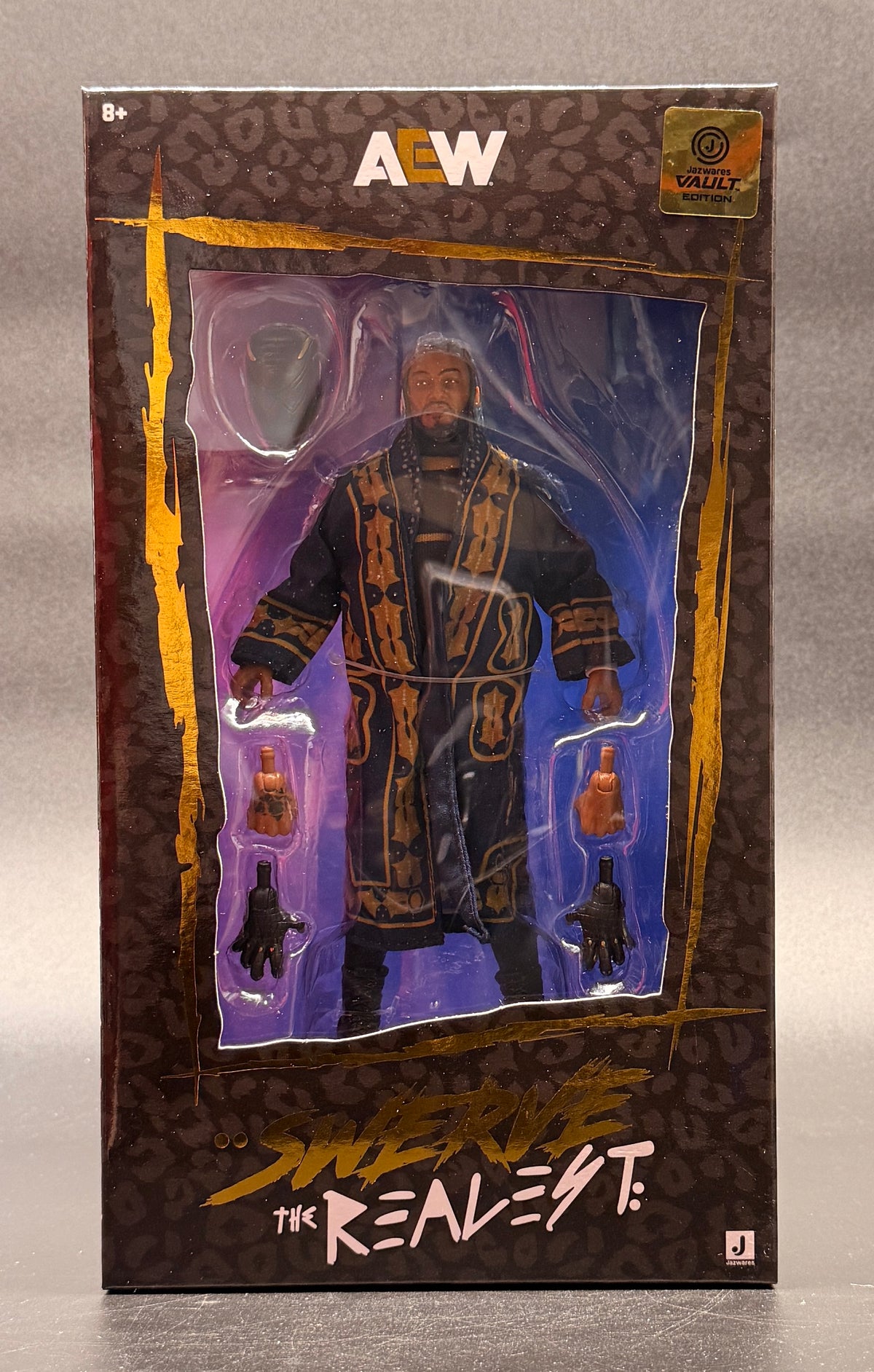 Swerve The Realest AEW Exclusive Vault Action Figure Jazwares 2025
