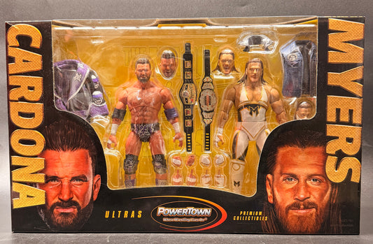 Matt Cardona Vs Brian Myers Wrestling Ultras Action Figure Set PowerTown 2024