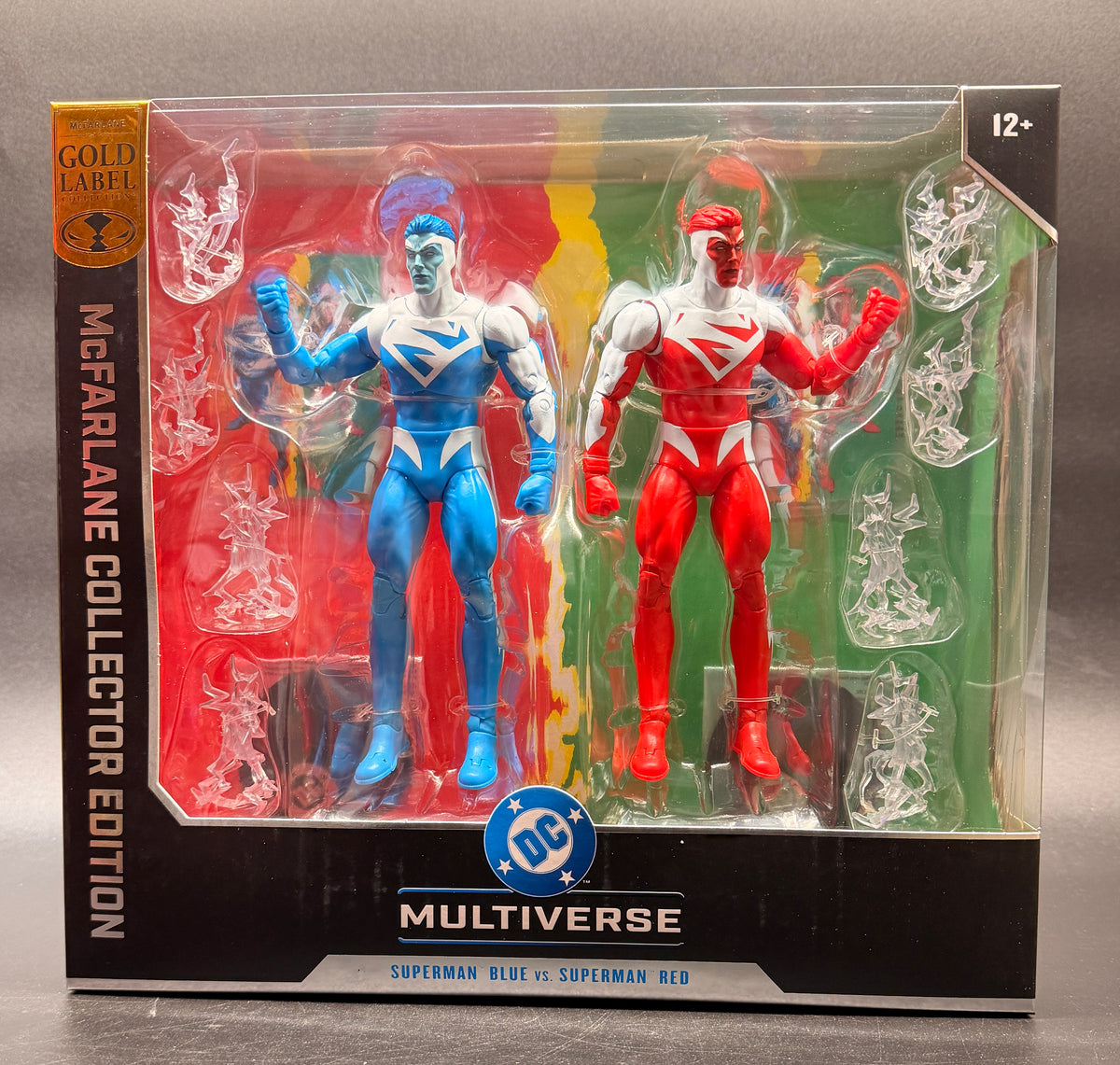 Superman Blue Vs Superman Red DC Multiverse Gold Label Action Figure Set McFarlane Toys 2026