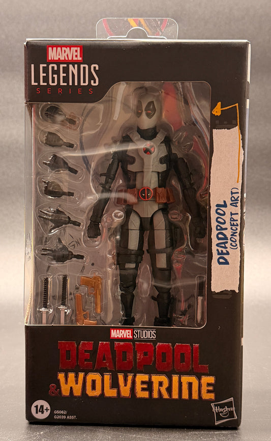 Deadpool (Concept Art) Deadpool & Wolverine Marvel legends Action Figure Hasbro 2026