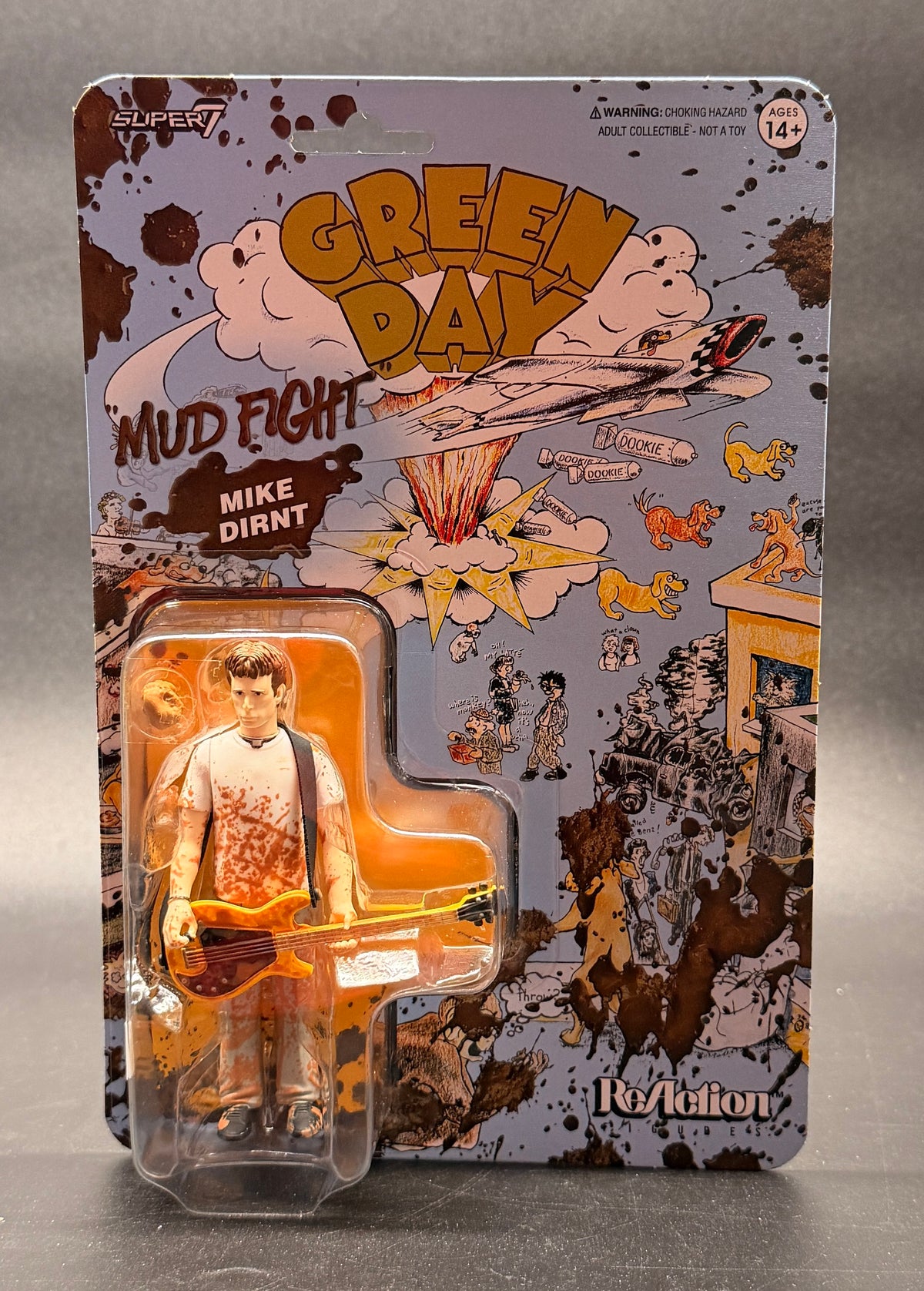 Mike Dirnt Mud Fight Green Day Action Figure ReAction Super7 2026