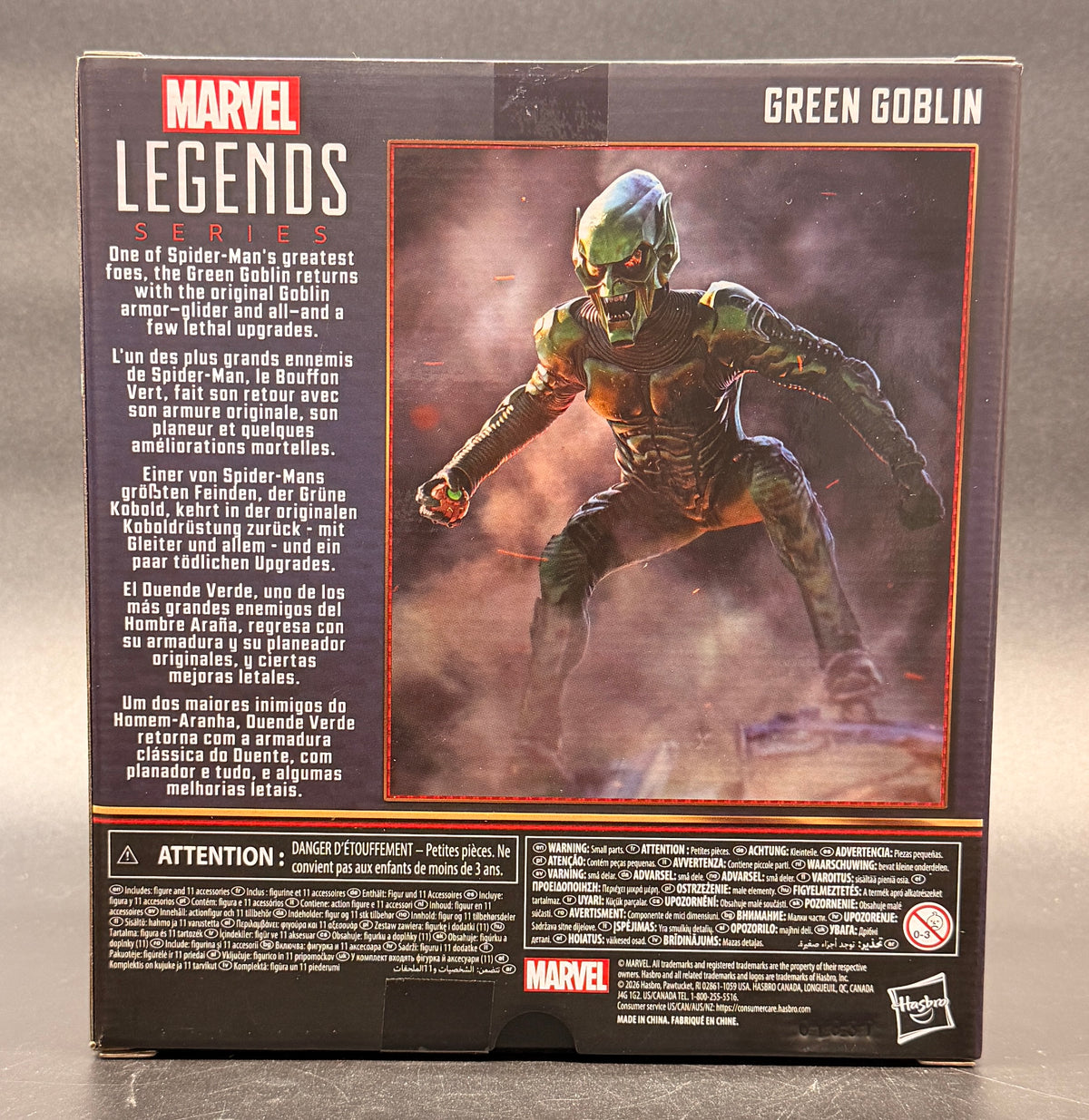 Green Goblin Spider-Man: No Way Home Marvel Legends Action Figure set Hasbro 2026