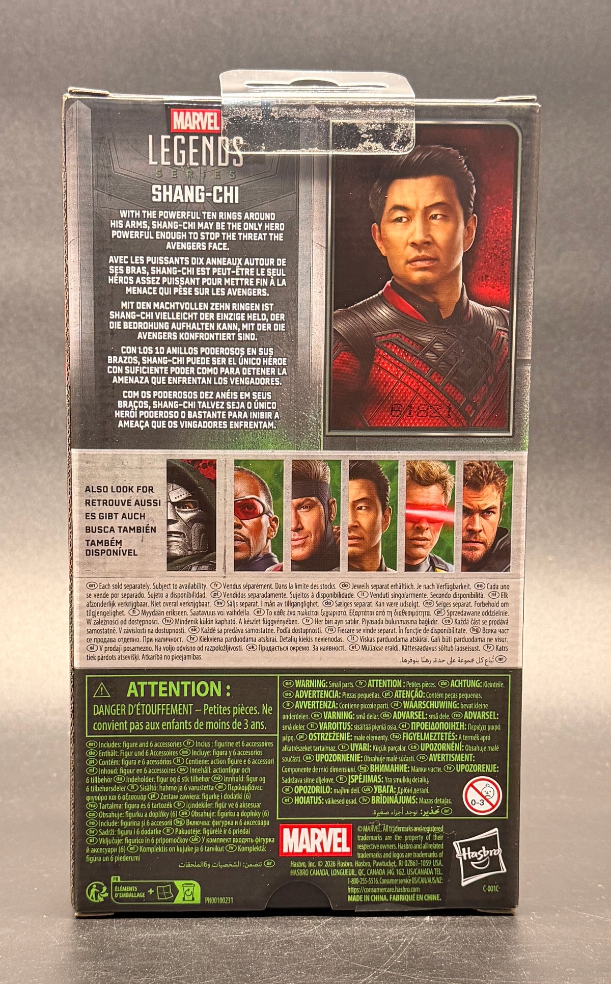 Shang-Chi Avengers: Doomsday Marvel Legends Action Figure Hasbro 2026