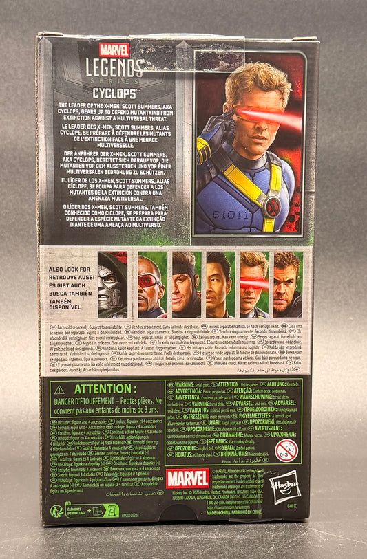 Cyclops Avengers: Doomsday Marvel Legends Action Figure Hasbro 2026