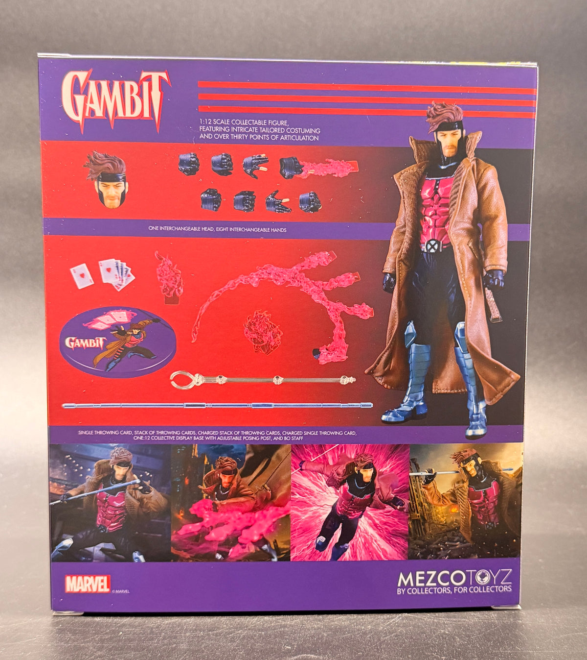 Gambit X-Men Action Figure Mezco Toyz One:12 Collective 2026