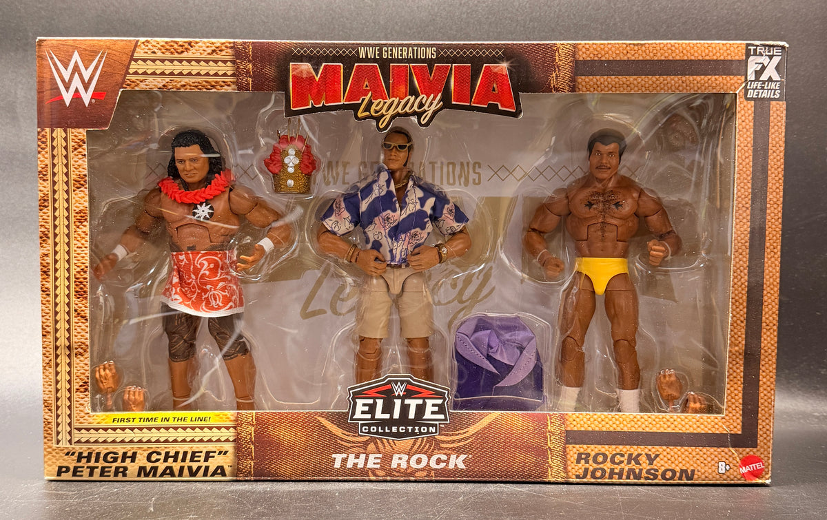 Maivia Legacy WWE Elite Collection: WWE Generations Action Figure Set Mattel 2023