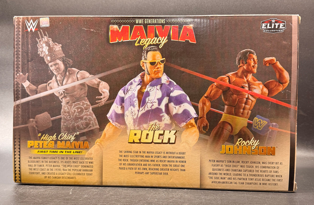 Maivia Legacy WWE Elite Collection: WWE Generations Action Figure Set Mattel 2023